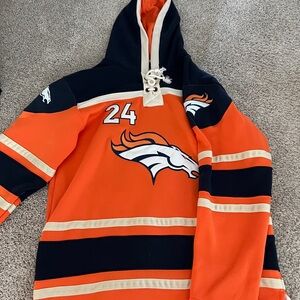 Denver Broncos Champ Bailey Jersey Hoodie